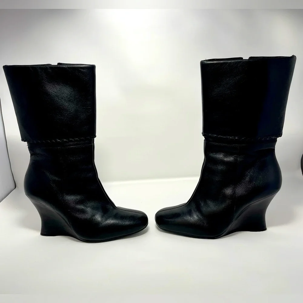 Hush Puppies Waterproof Leather  Wedge Boot - Picture 3 of 4